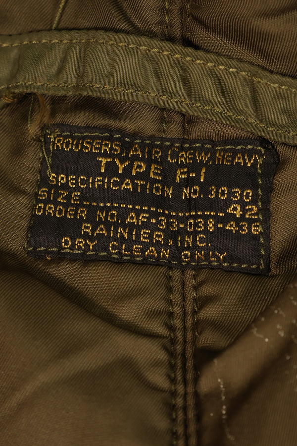 Late 1940s–Early 1950s, Size 42, U.S. Air Force (USAF), TYPE F-1 Flight Pants, Used