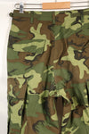 ประมาณปี 1966-67 S-R กองทัพสหรัฐฯ ลายพราง ERDL ลายพรางใบไม้ กางเกงพรางป่า ใช้งานแล้ว 
