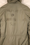 สัญญาปี 1971 – แจ็กเก็ตบิน N3-B ขนาดเล็กของกองทัพอากาศสหรัฐฯ (USAF) – มีลายสแตนซิลด้านหลัง – มือสอง