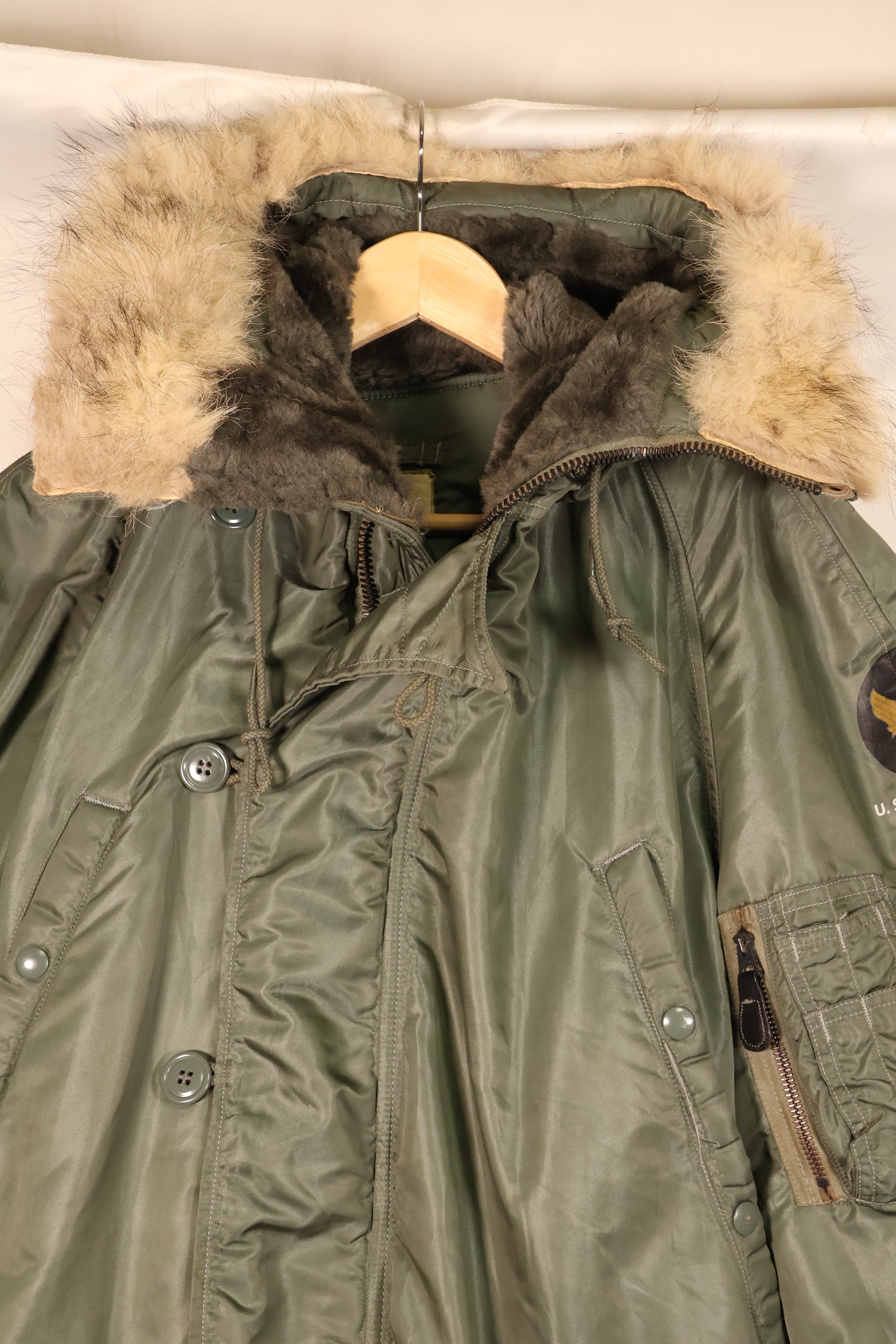 1962 Contract, MEDIUM, U.S. Air Force (USAF), N3-B Flight Jacket, Used