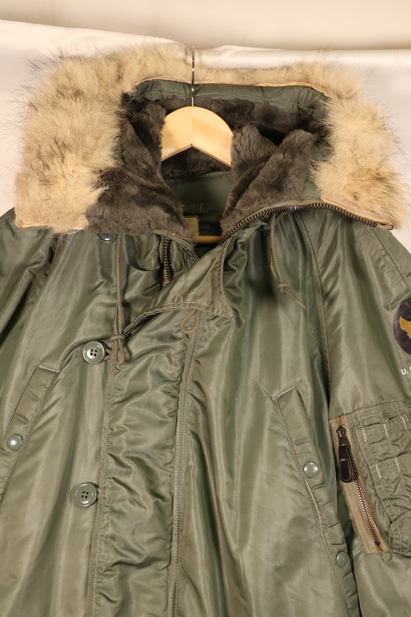 1962 Contract, MEDIUM, U.S. Air Force (USAF), N3-B Flight Jacket, Used