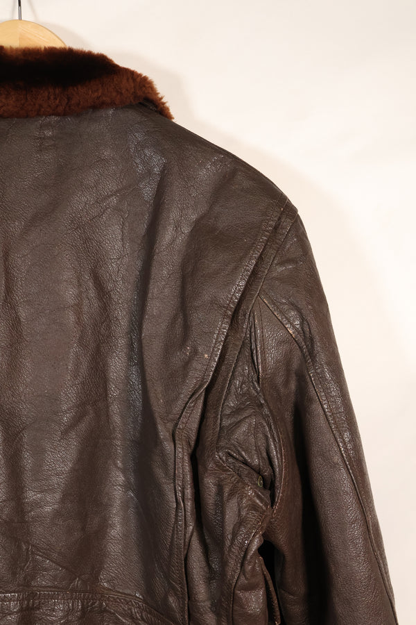1963 Contract Size 44 US Navy G-1 Flight Jacket Intermediates Used