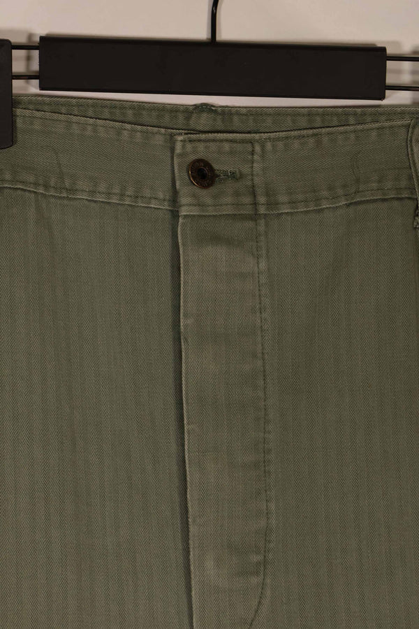 実物　1940年代　アメリカ海兵隊　USMC　M42 HBT ユーティリティパンツ　大きいサイズ　中古品