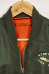 1970年契約　アメリカ空軍　L2-B　ライトゾーン　フライトジャケット　刺繍ネーム入　中古品