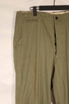 実物　1940年代　アメリカ陸軍　HBT OD ユーティリティパンツ 中古品　大きいサイズ