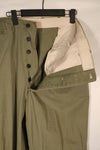 実物　1940年代　アメリカ陸軍　HBT OD ユーティリティパンツ 中古品　大きいサイズ
