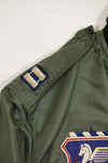 1960 Contract USAF eclectic L2-B 17th Air Force light zone flight jacket, used.
