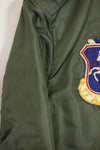 1960 Contract USAF eclectic L2-B 17th Air Force light zone flight jacket, used.