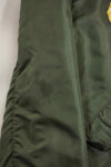 1960 Contract USAF eclectic L2-B 17th Air Force light zone flight jacket, used.