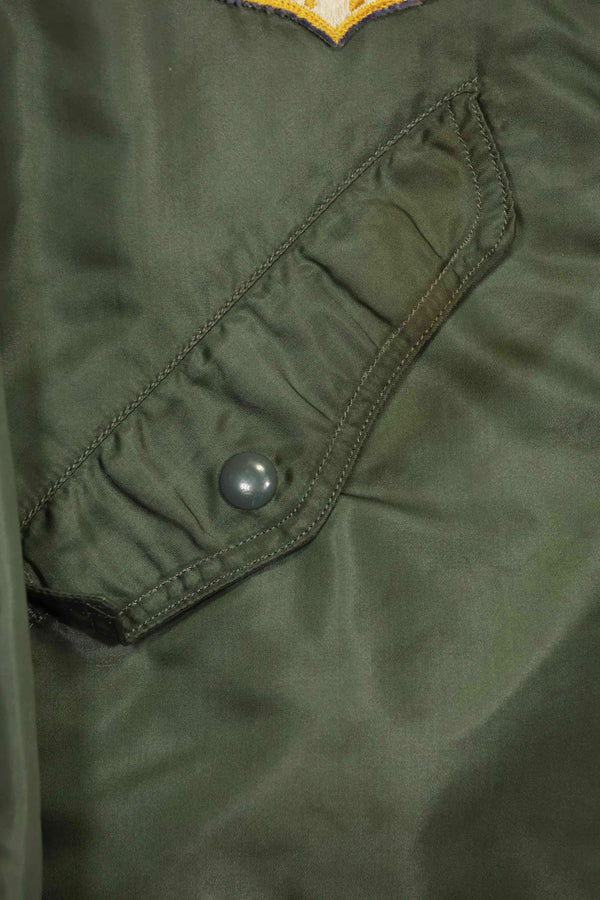 1960 Contract USAF eclectic L2-B 17th Air Force light zone flight jacket, used.