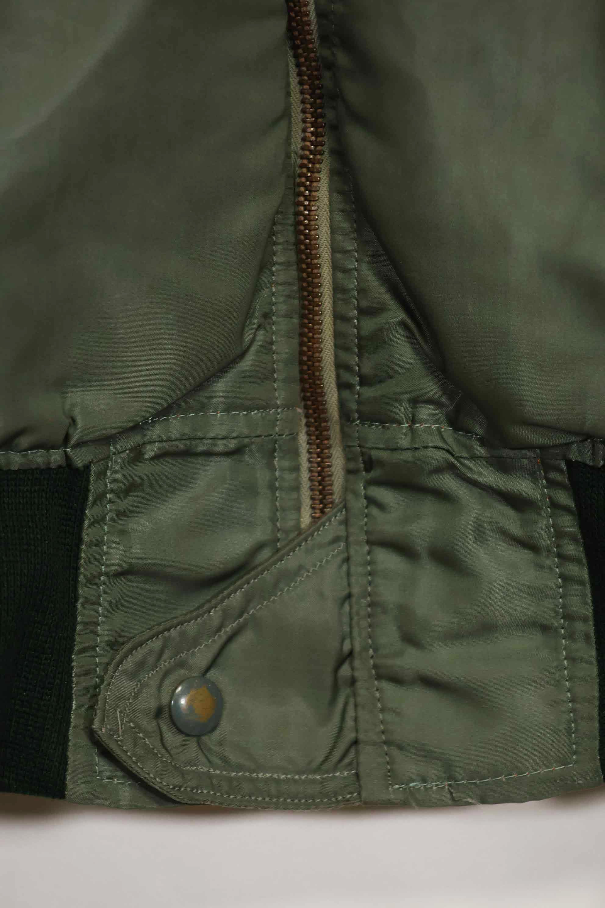 1960 Contract USAF eclectic L2-B 17th Air Force light zone flight jacket, used.