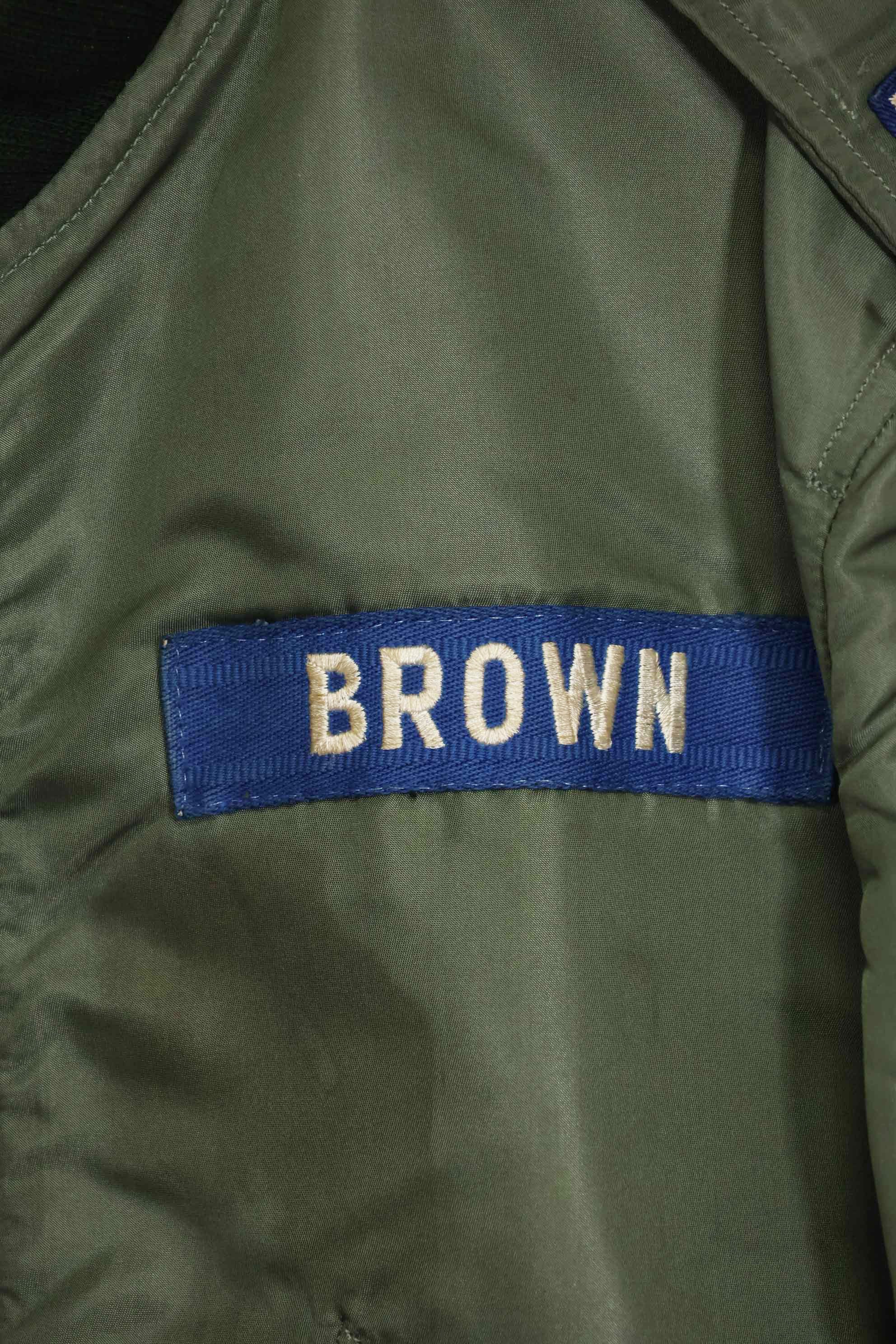 1960 Contract USAF eclectic L2-B 17th Air Force light zone flight jacket, used.