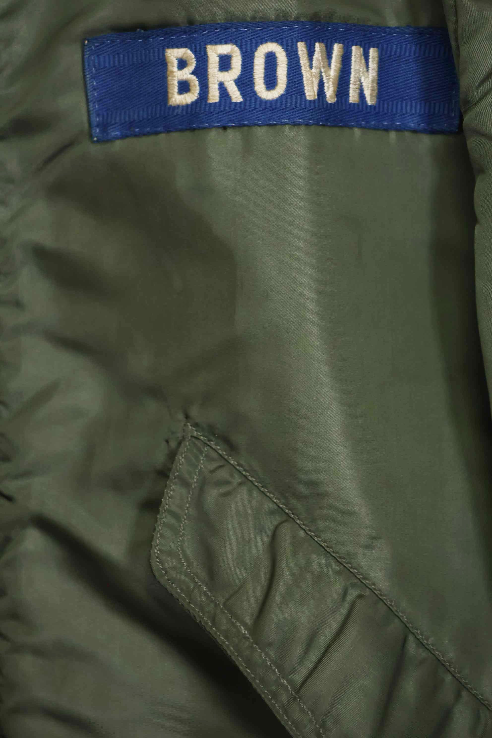 1960 Contract USAF eclectic L2-B 17th Air Force light zone flight jacket, used.