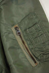1960 Contract USAF eclectic L2-B 17th Air Force light zone flight jacket, used.