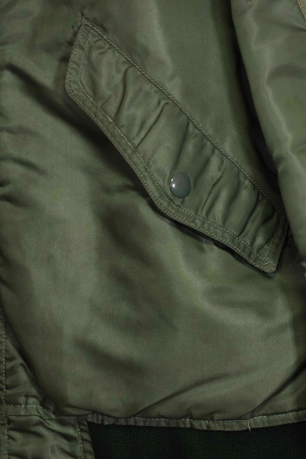 1960 Contract USAF eclectic L2-B 17th Air Force light zone flight jacket, used.