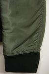 1960 Contract USAF eclectic L2-B 17th Air Force light zone flight jacket, used.