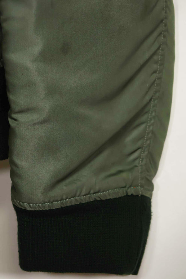 1960 Contract USAF eclectic L2-B 17th Air Force light zone flight jacket, used.