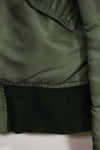 1960 Contract USAF eclectic L2-B 17th Air Force light zone flight jacket, used.