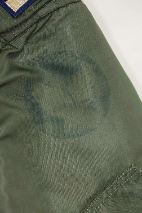 1960 Contract USAF eclectic L2-B 17th Air Force light zone flight jacket, used.