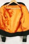 1960 Contract USAF eclectic L2-B 17th Air Force light zone flight jacket, used.