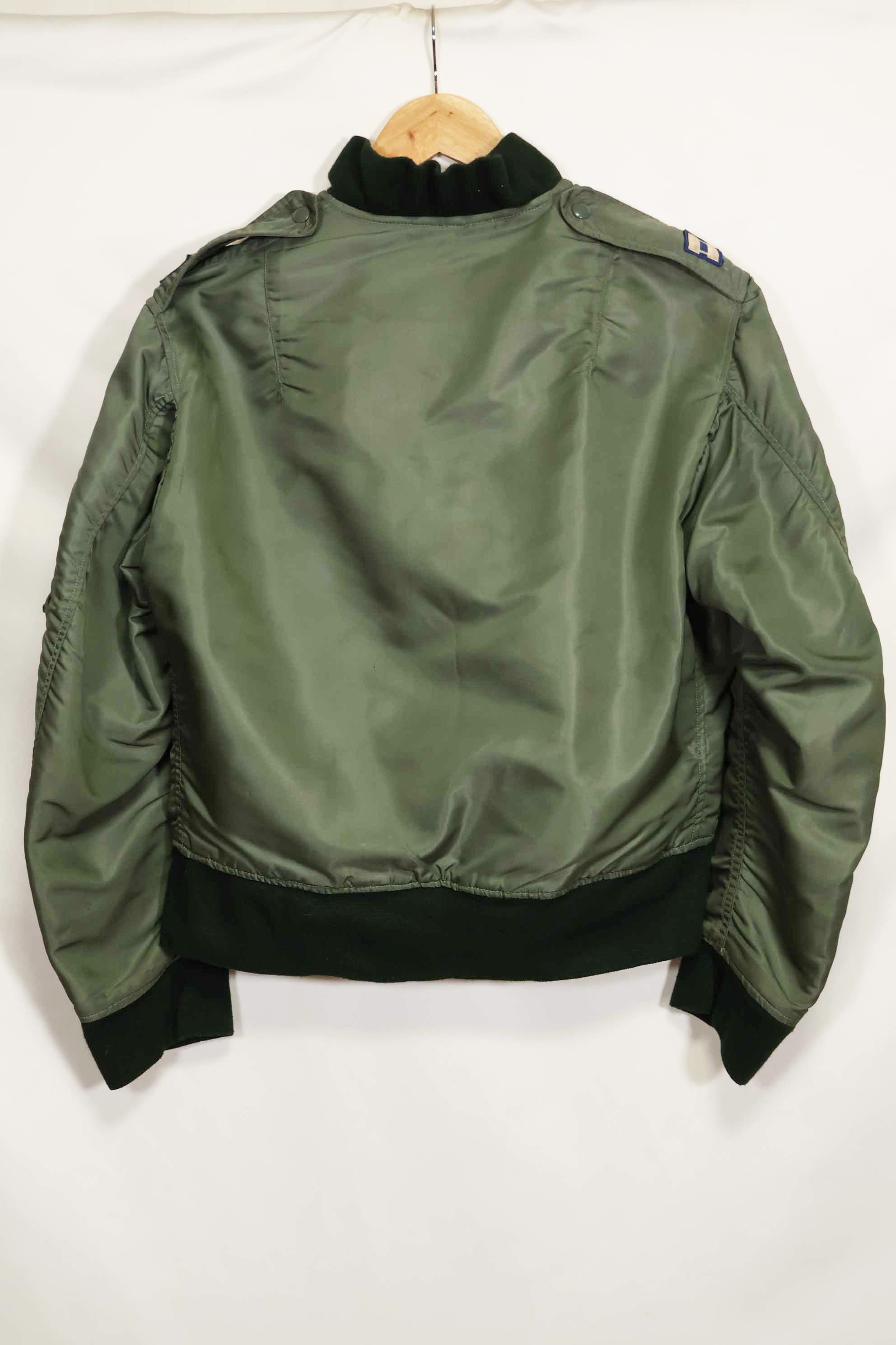 1960 Contract USAF eclectic L2-B 17th Air Force light zone flight jacket, used.