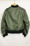 1960 Contract USAF eclectic L2-B 17th Air Force light zone flight jacket, used.