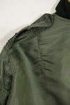 1960 Contract USAF eclectic L2-B 17th Air Force light zone flight jacket, used.