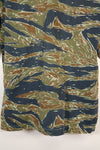 Mid-1970s, Thailand, Silver Tiger half sleeve shirt, tiger stripe, used.