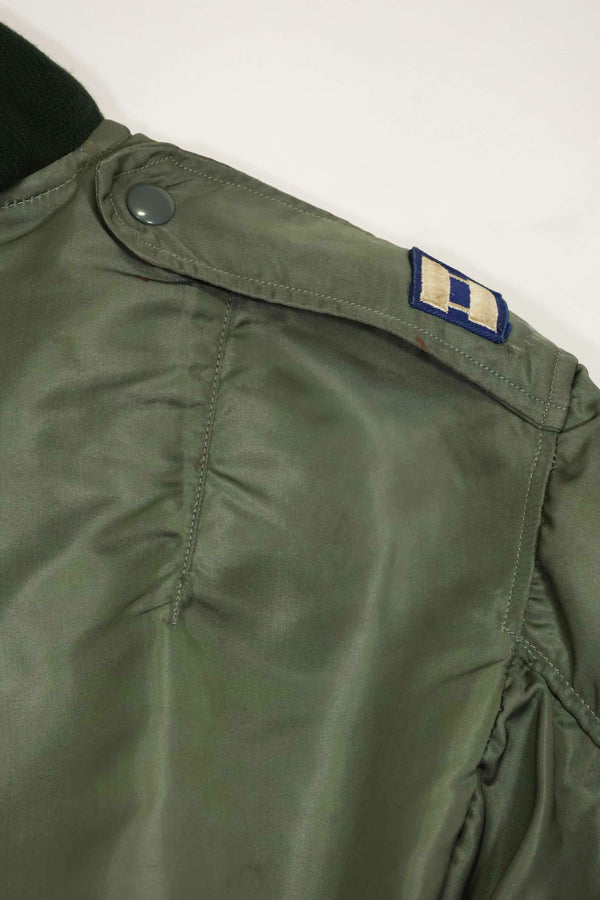 1960 Contract USAF eclectic L2-B 17th Air Force light zone flight jacket, used.