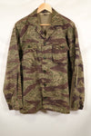 Osaka MASH A-XL silver tiger stripe Asian cut shirt, used, faded.