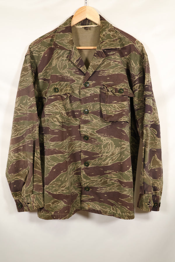 Osaka MASH A-XL silver tiger stripe Asian cut shirt, used, faded.