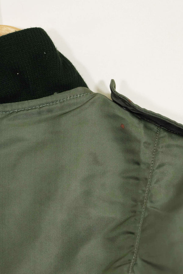 1960 Contract USAF eclectic L2-B 17th Air Force light zone flight jacket, used.