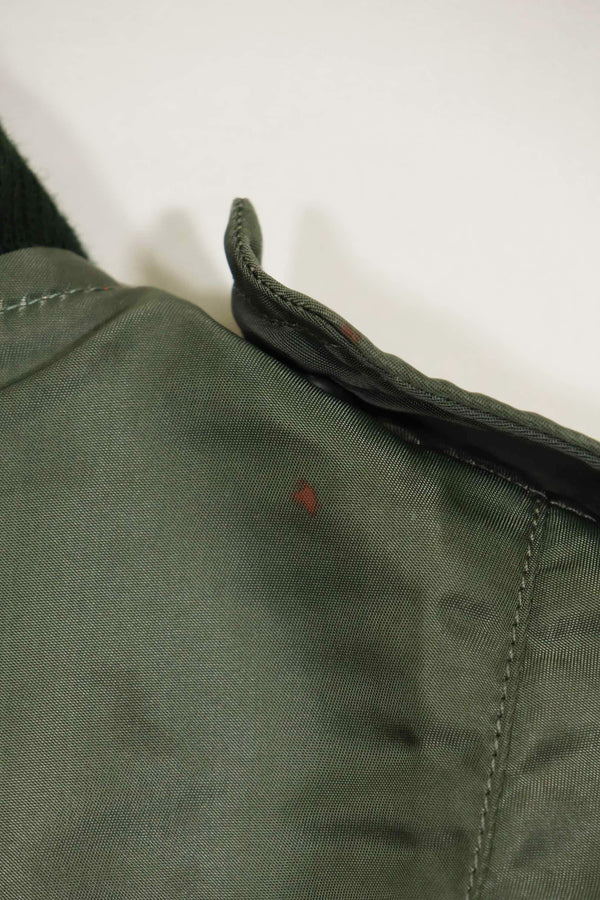 1960 Contract USAF eclectic L2-B 17th Air Force light zone flight jacket, used.