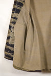 Osaka MASH A-XL silver tiger stripe Asian cut shirt, used, faded.