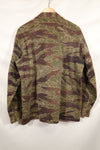 Osaka MASH A-XL silver tiger stripe Asian cut shirt, used, faded.