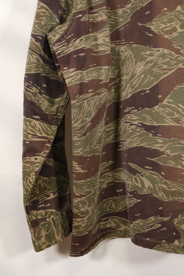 Osaka MASH A-XL silver tiger stripe Asian cut shirt, used, faded.