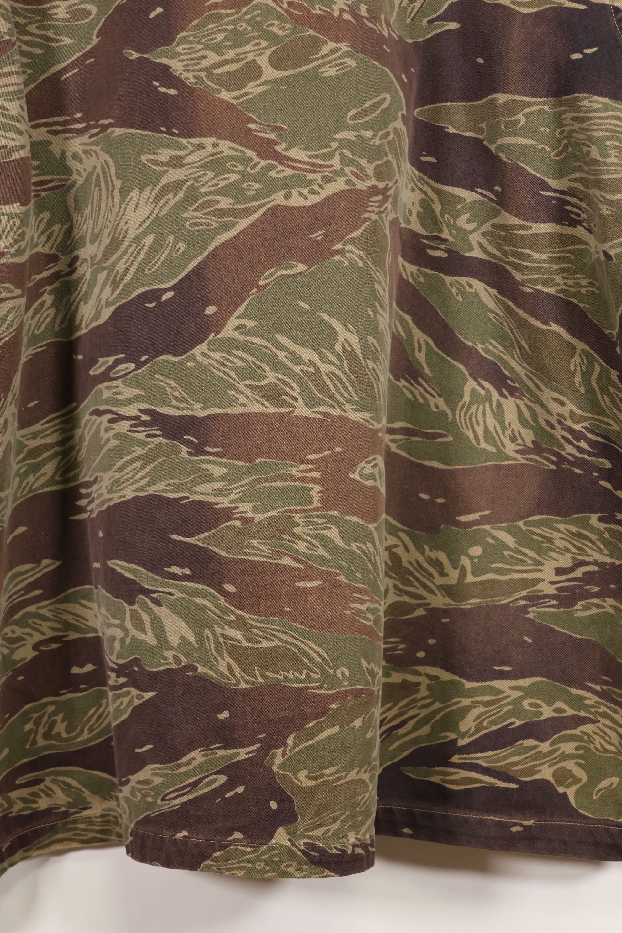 Osaka MASH A-XL silver tiger stripe Asian cut shirt, used, faded.