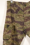 A-M Silver Tiger Stripe Asian Cut Pants made by Osaka MASH, used, faded.