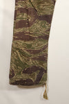 A-M Silver Tiger Stripe Asian Cut Pants made by Osaka MASH, used, faded.