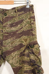 A-M Silver Tiger Stripe Asian Cut Pants made by Osaka MASH, used, faded.