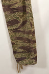 A-M Silver Tiger Stripe Asian Cut Pants made by Osaka MASH, used, faded.