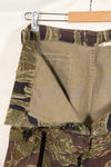 A-M Silver Tiger Stripe Asian Cut Pants made by Osaka MASH, used, faded.