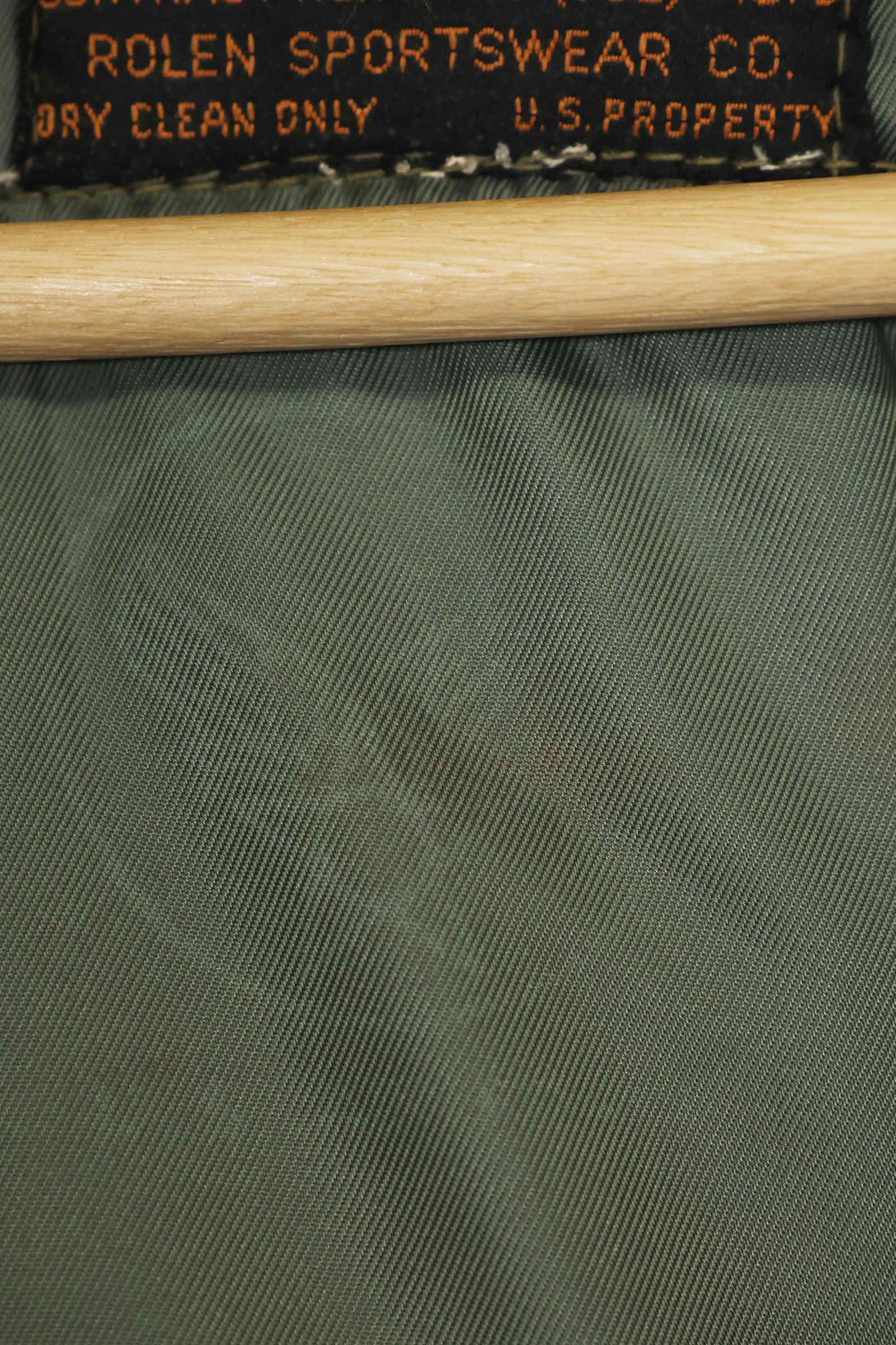 1950's USAF B-15D ribbed modified flight jacket size 42, used for high altitude