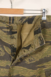 A-M gold tiger stripe Asian cut pants made by Osaka MASH, used, faded.