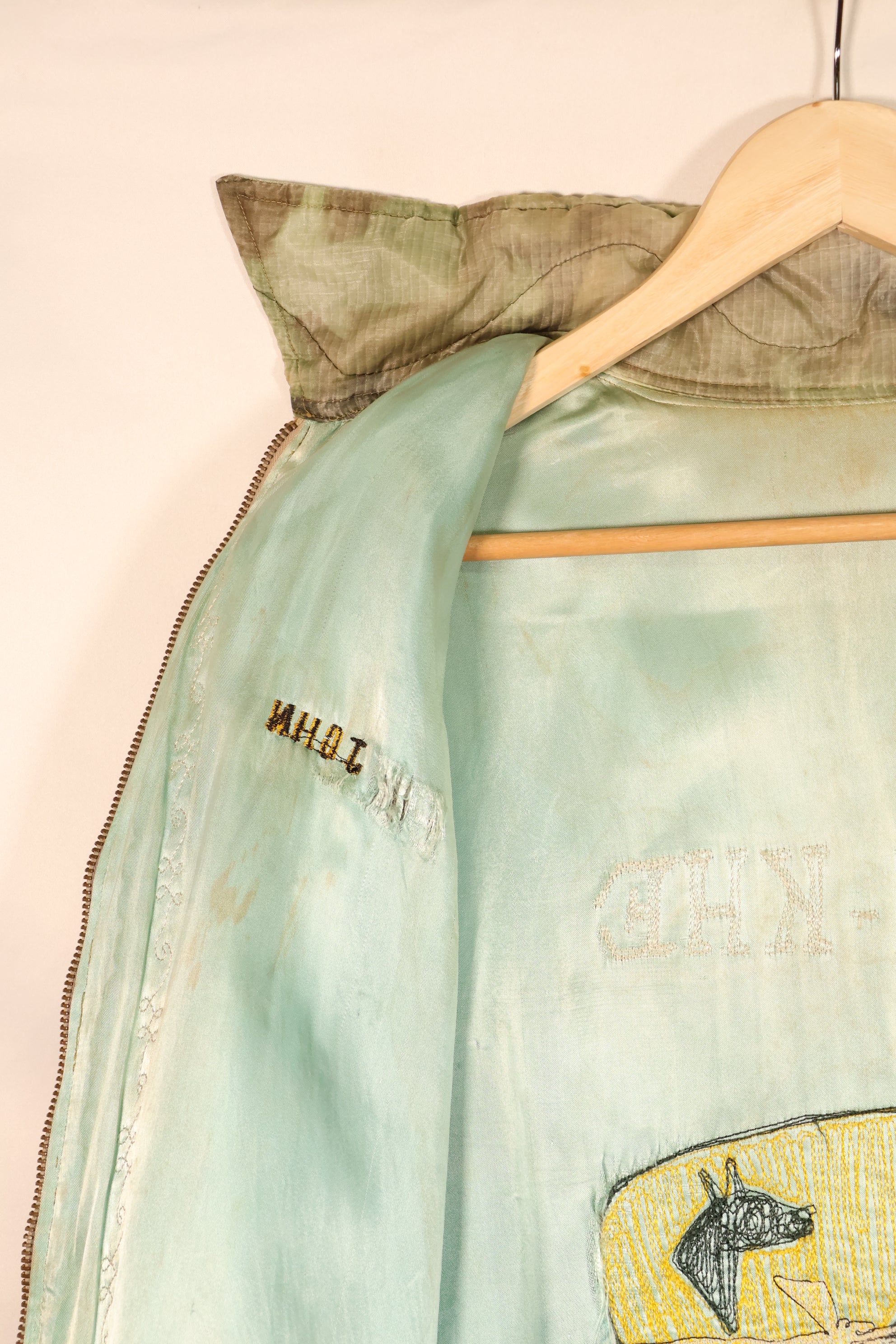 1967–68 U.S. Army 1st Cavalry Division AN-KHE 478th AVN Tour Jacket, Vietnam Jacket, Used