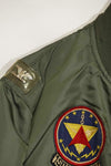1969年契約　アメリカ空軍　L2-B　ライトゾーン　フライトジャケット　パッチ・階級章付　中古品