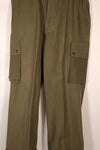 Real 1940s-50s US Army M45 cotton field pants, used.
