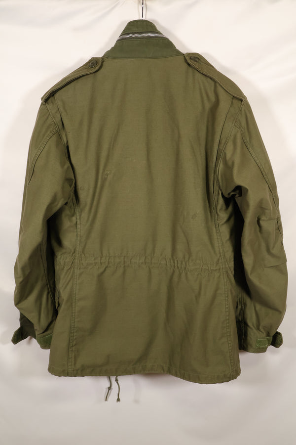 สัญญาปี 1969 S-S กองทัพสหรัฐอเมริกา เสื้อแจ็คเก็ตสนาม M65 รุ่นที่ 2 ซิปอะลูมิเนียม สินค้ามือสอง