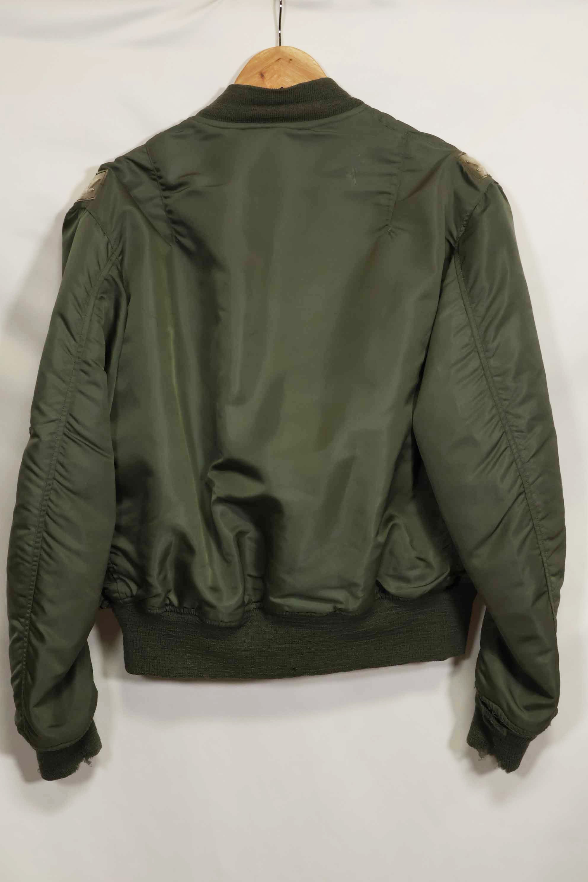 1969年契約　アメリカ空軍　L2-B　ライトゾーン　フライトジャケット　パッチ・階級章付　中古品