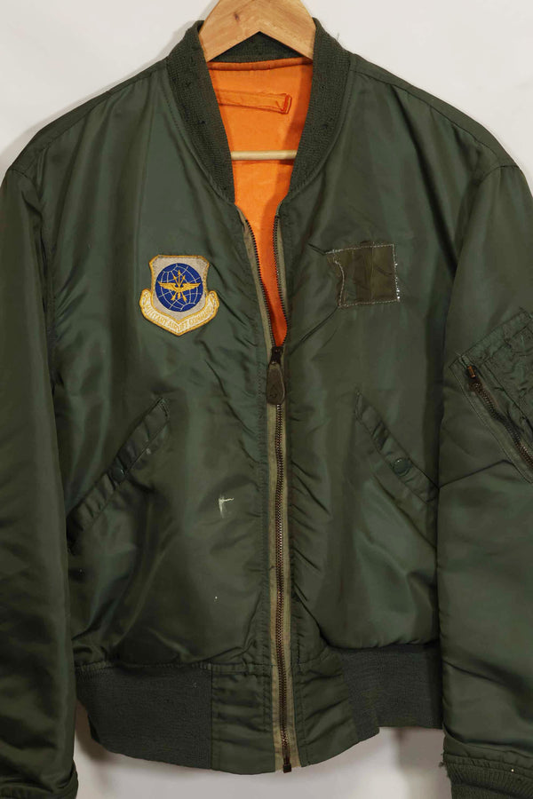 1968 Contract USAF L2-B Light Zone Flight Jacket Large Size Used